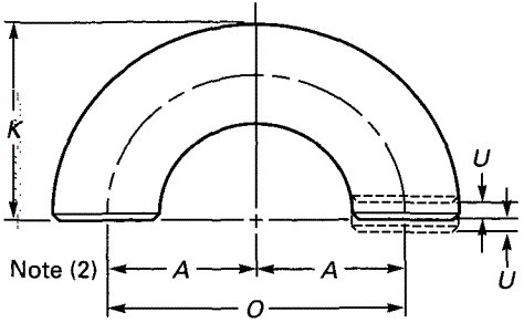 180° Return Elbow | butt weld fittings | butt Return 180 elbow | pipe ...