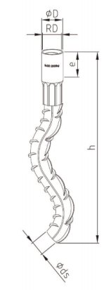 Short Wavy Tailed Lifting Sockets | swift fixing sockets | Lifting Socket