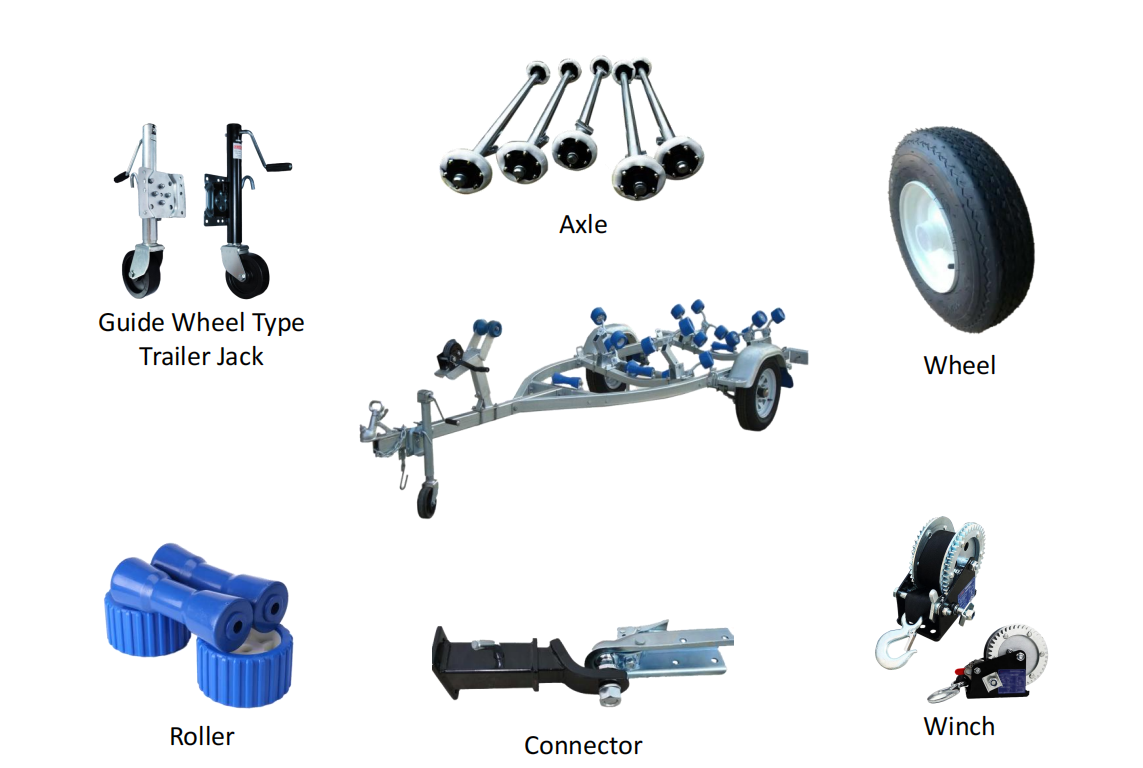 RV outrigger and parts/accessories